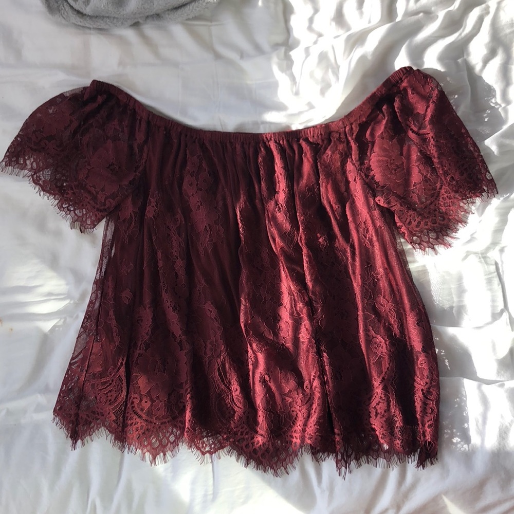 Lace American Eagle Blouse